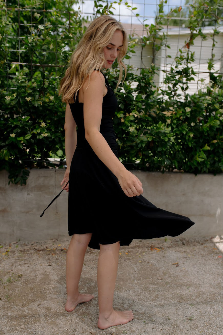 1970s Wrap Slip Skirt