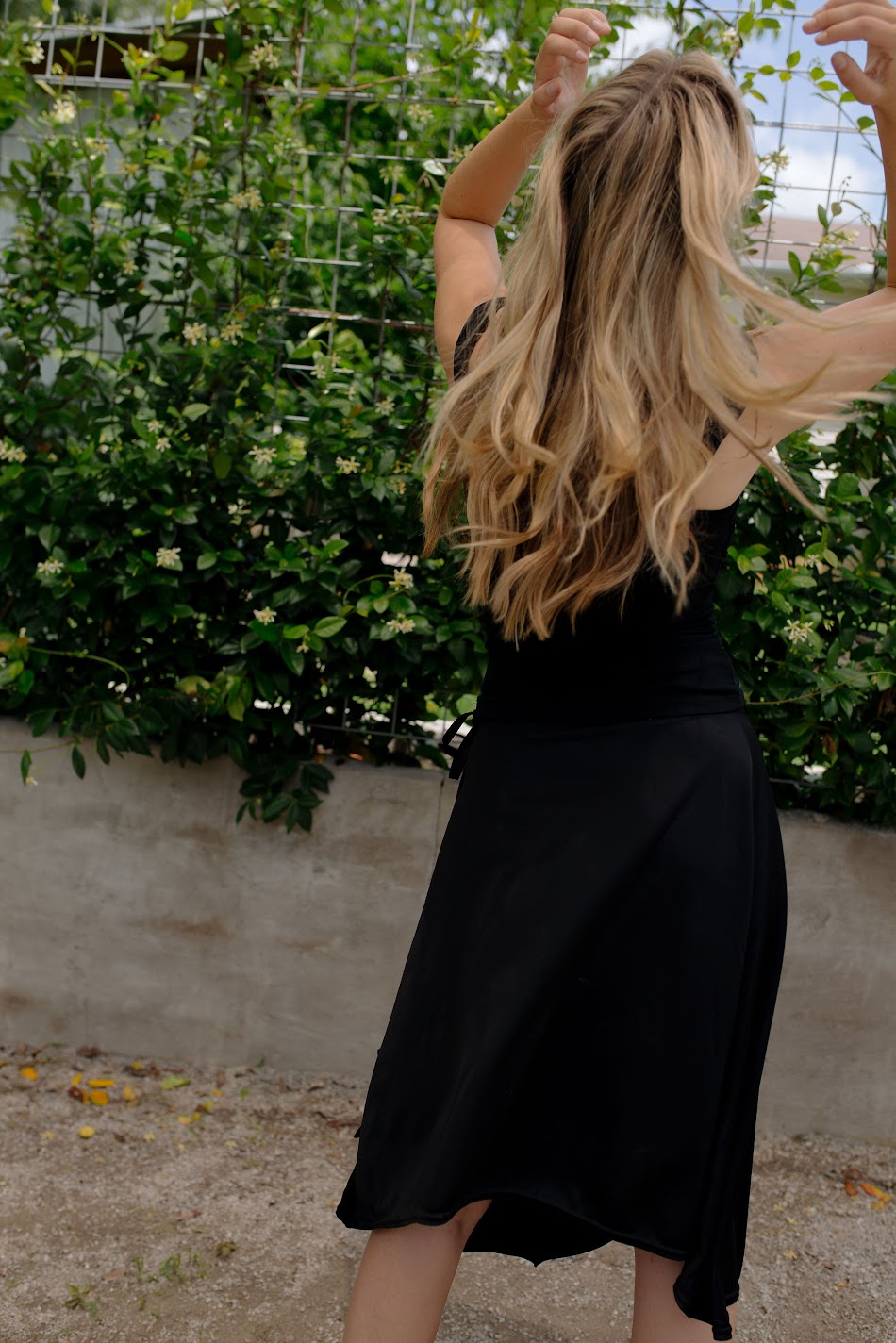 1970s Wrap Slip Skirt