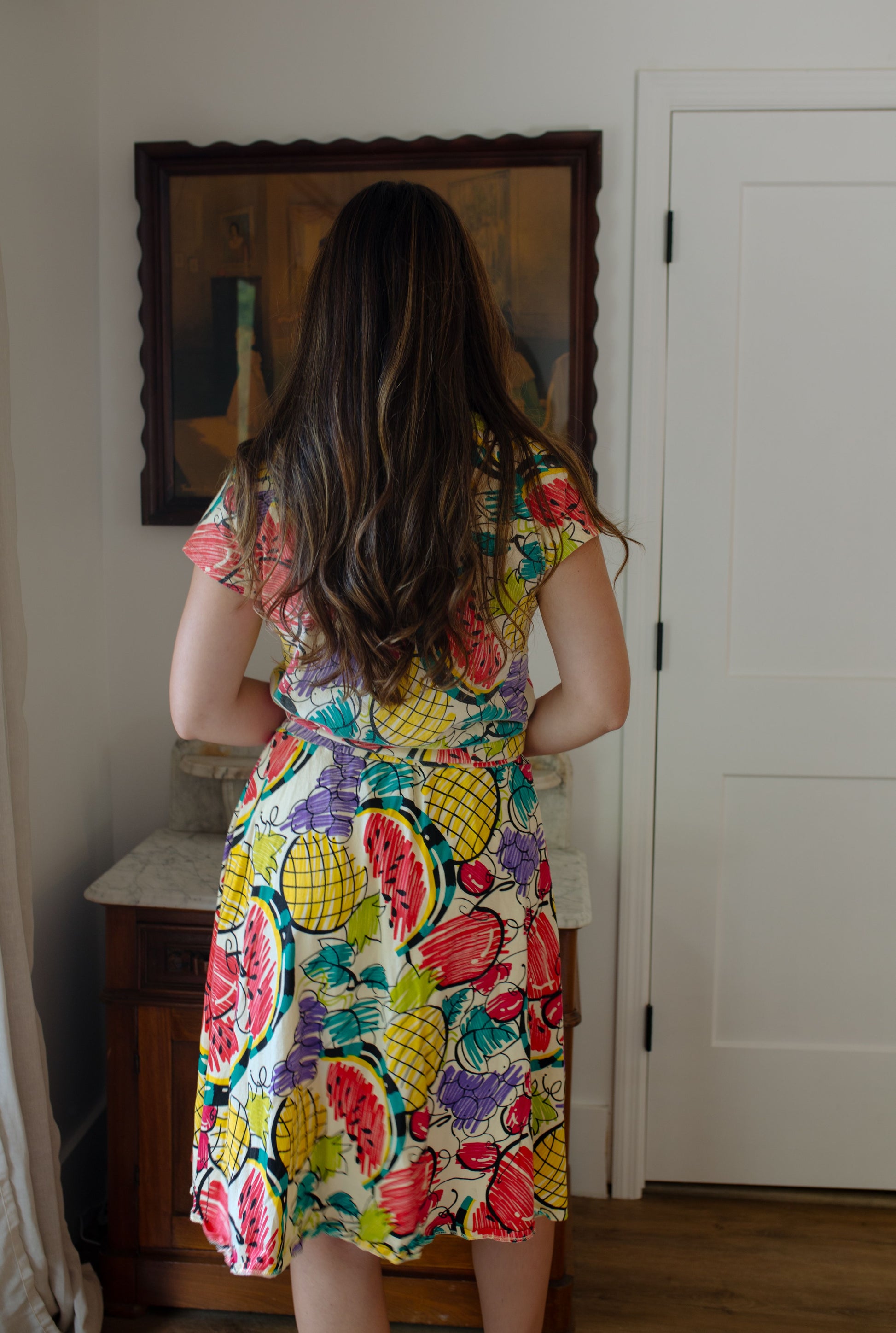 1980s Cotton Fruit Set