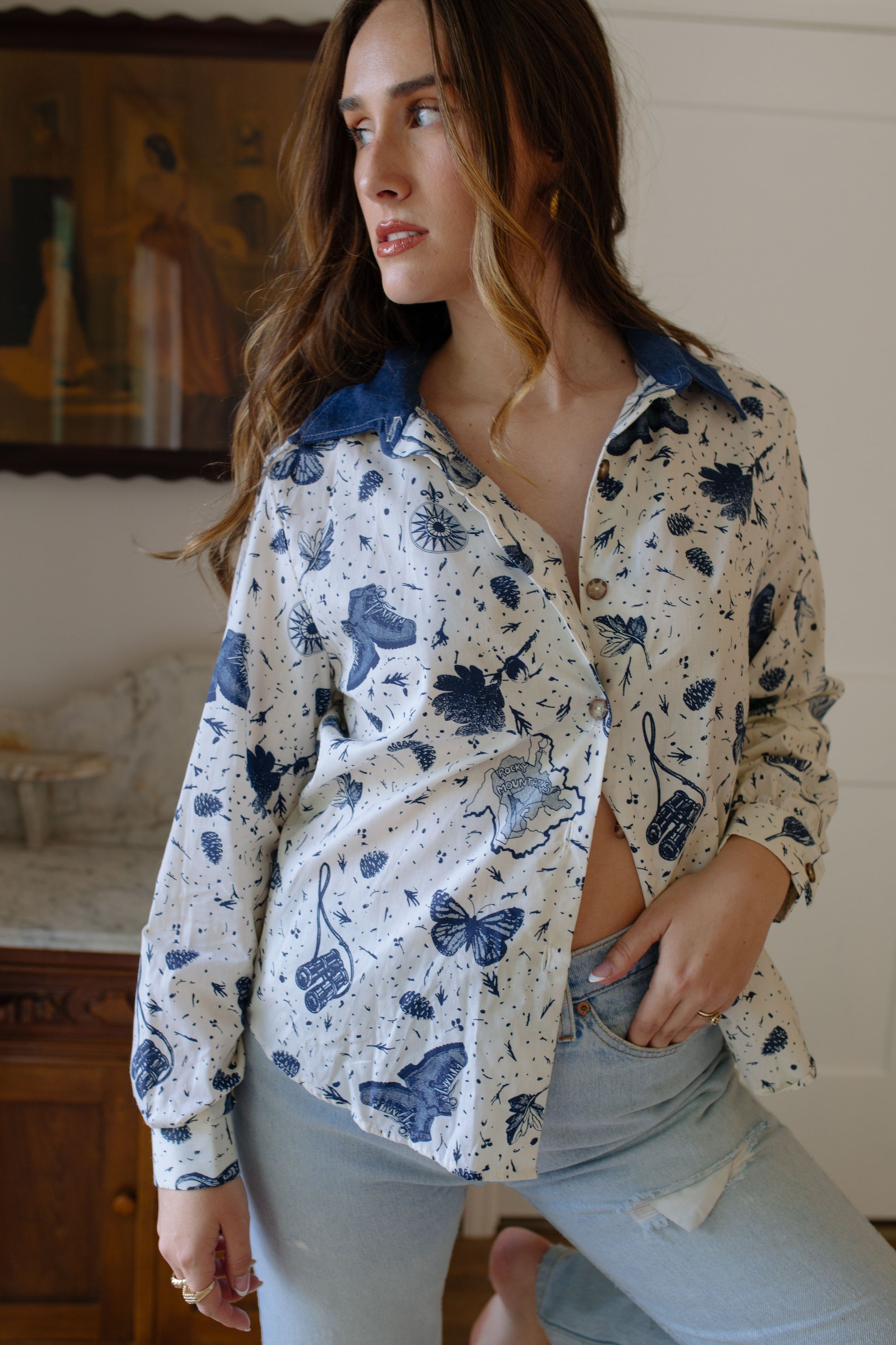 Deadstock Rocky Mountains Button Up