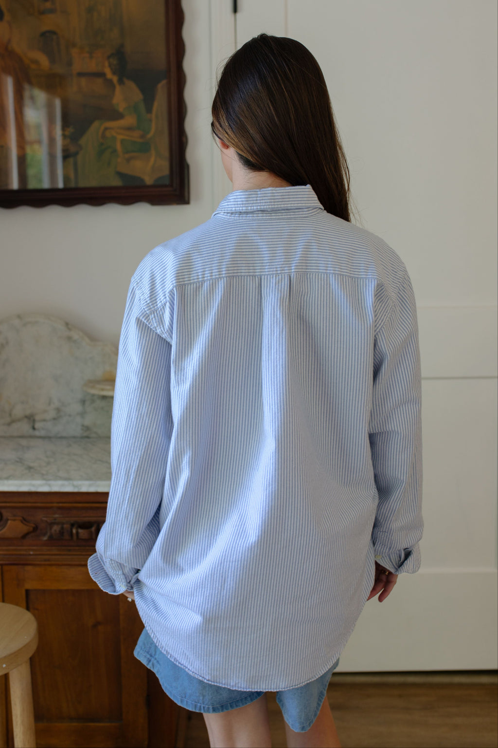 1990s Ralph Lauren Stripe Button Down