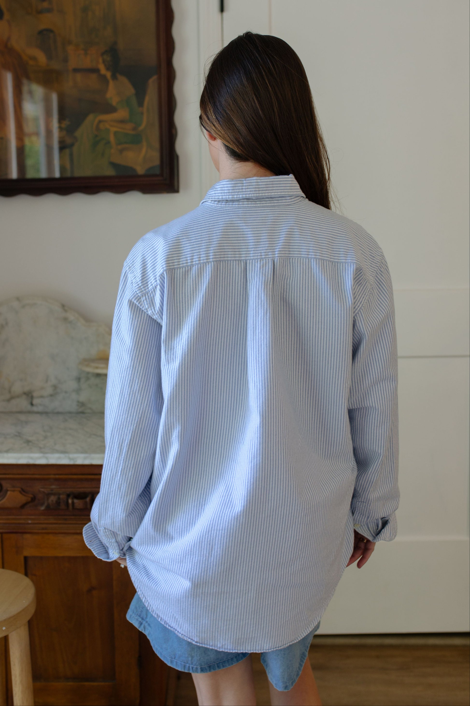 1990s Ralph Lauren Stripe Button Down