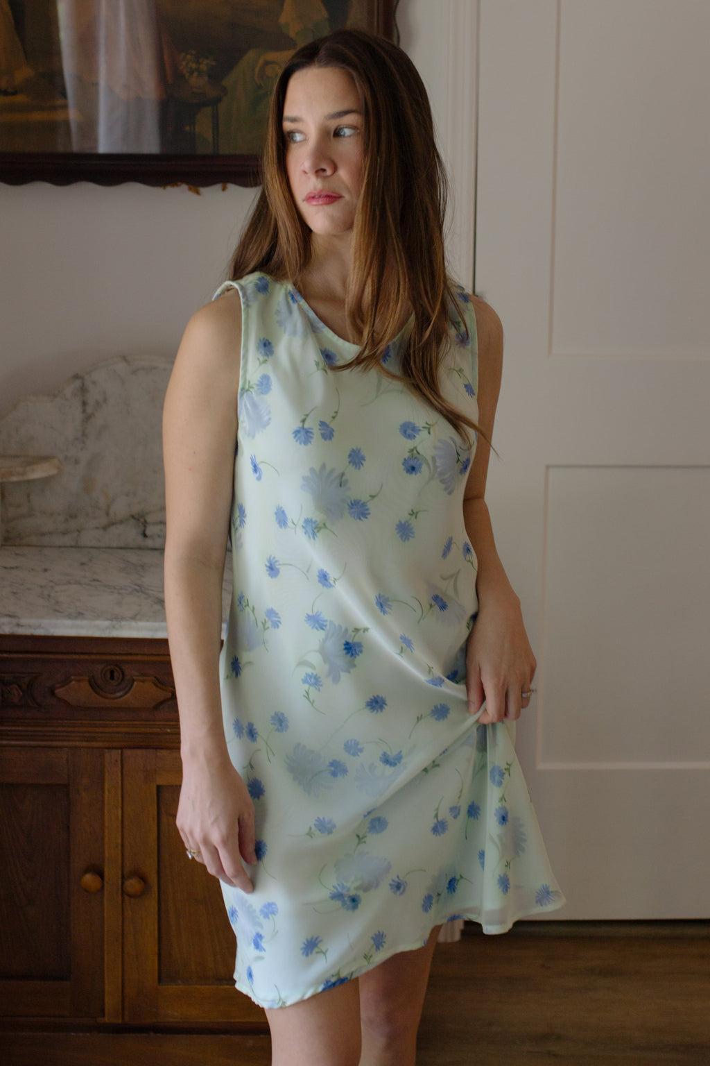 Y2K Floral Sun Dress