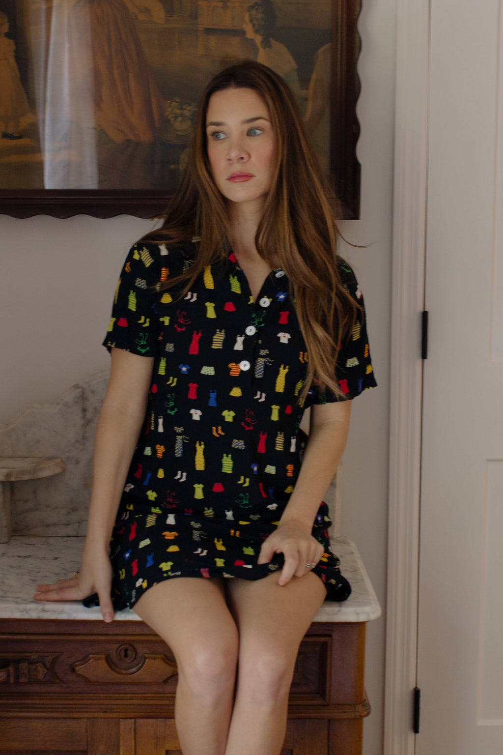 1990s Shift Dress