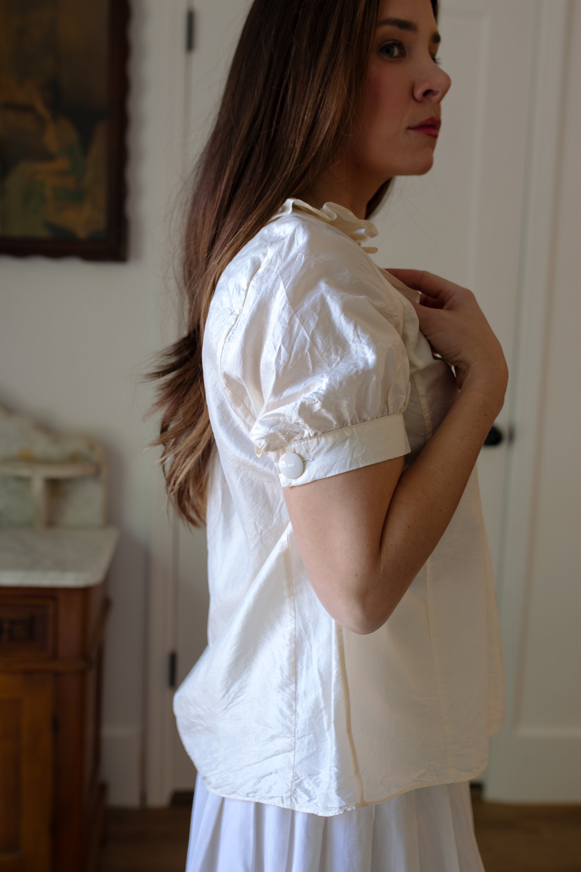 Vintage J Crew Silk Blouse