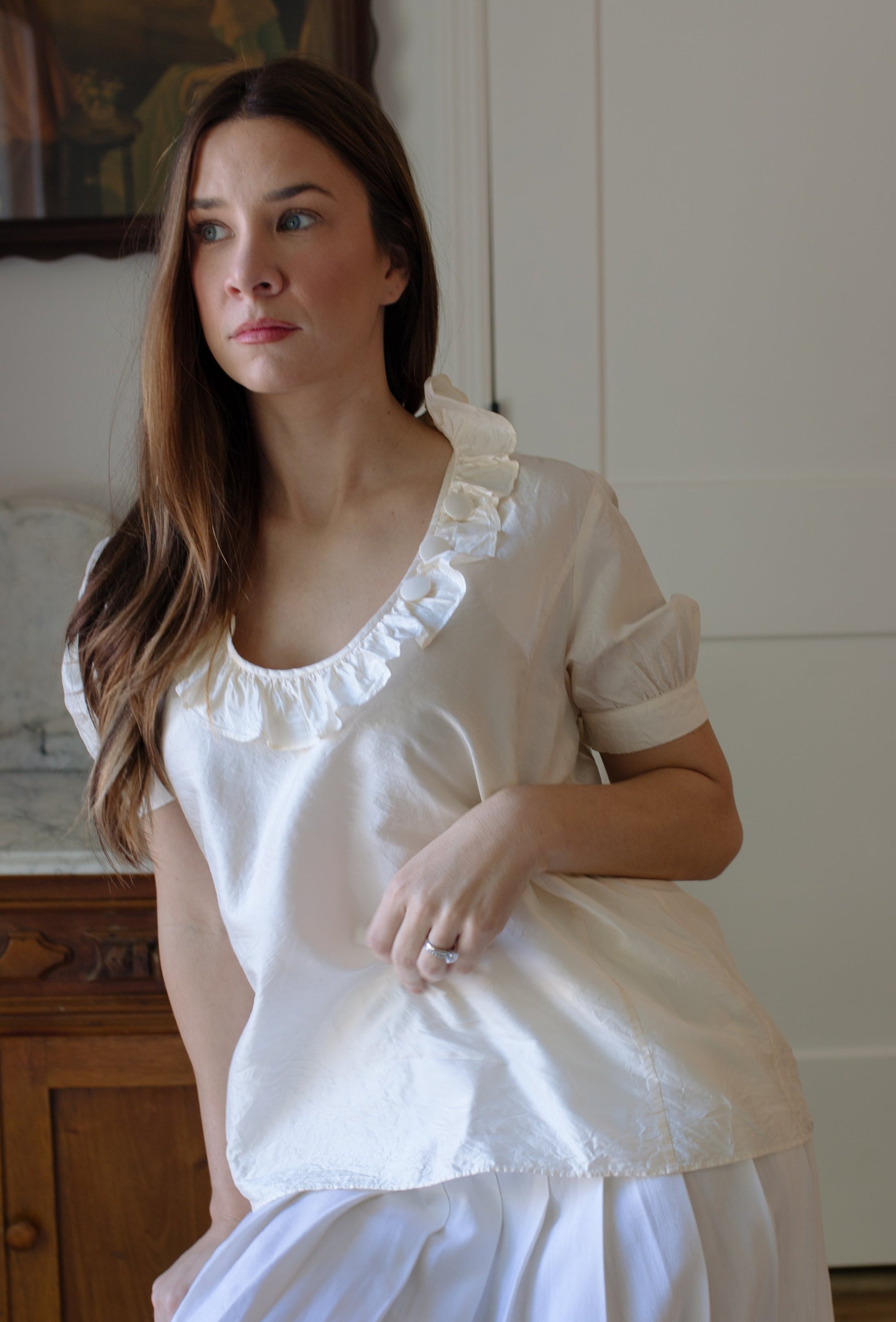 Vintage J Crew Silk Blouse
