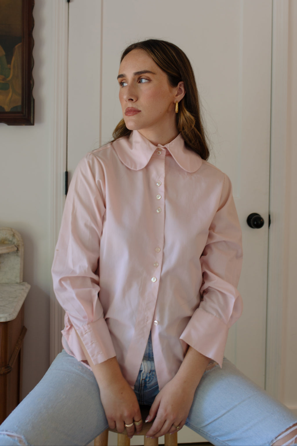 1960s Peter Pan Blouse