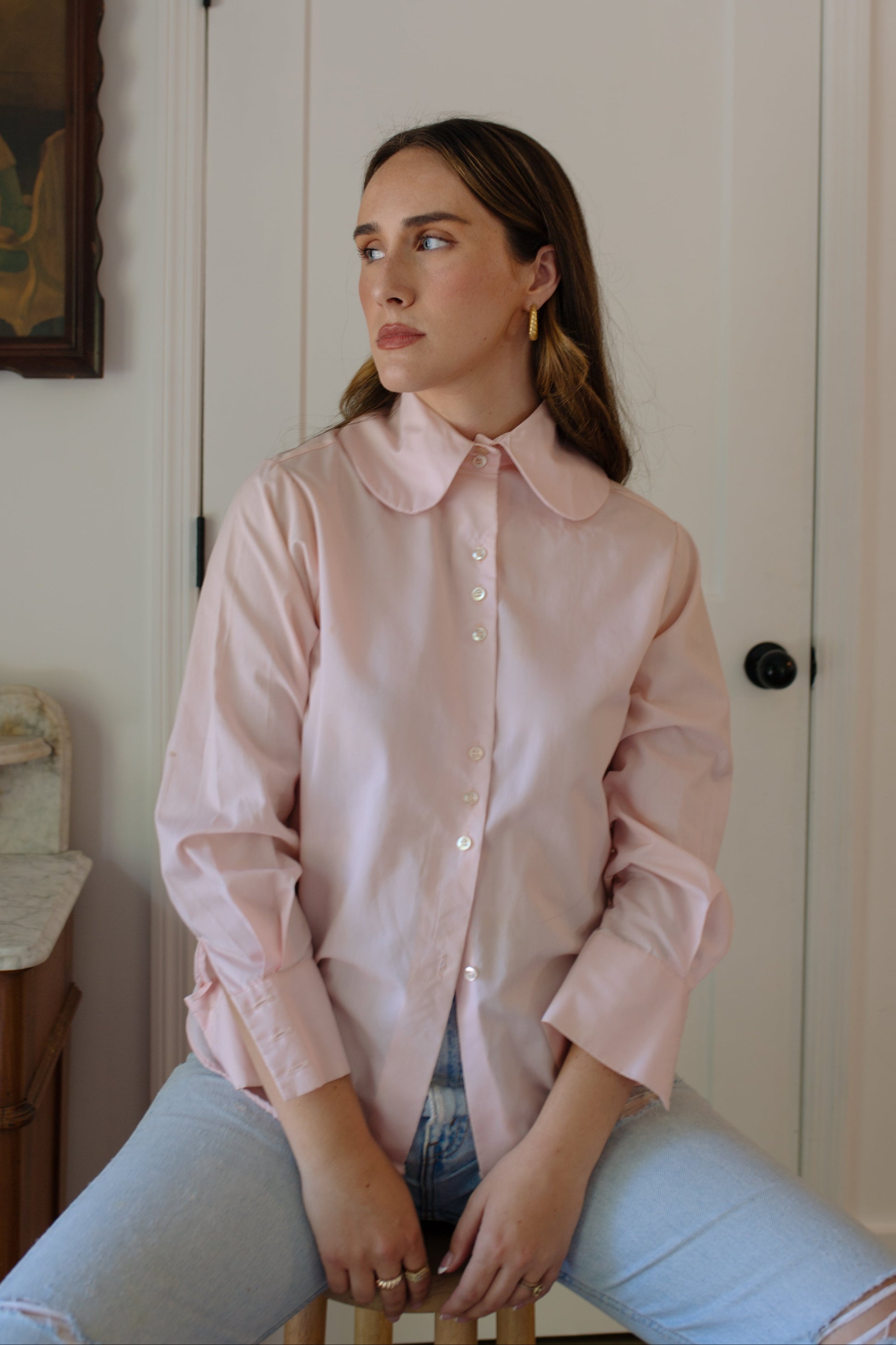 1960s Peter Pan Blouse