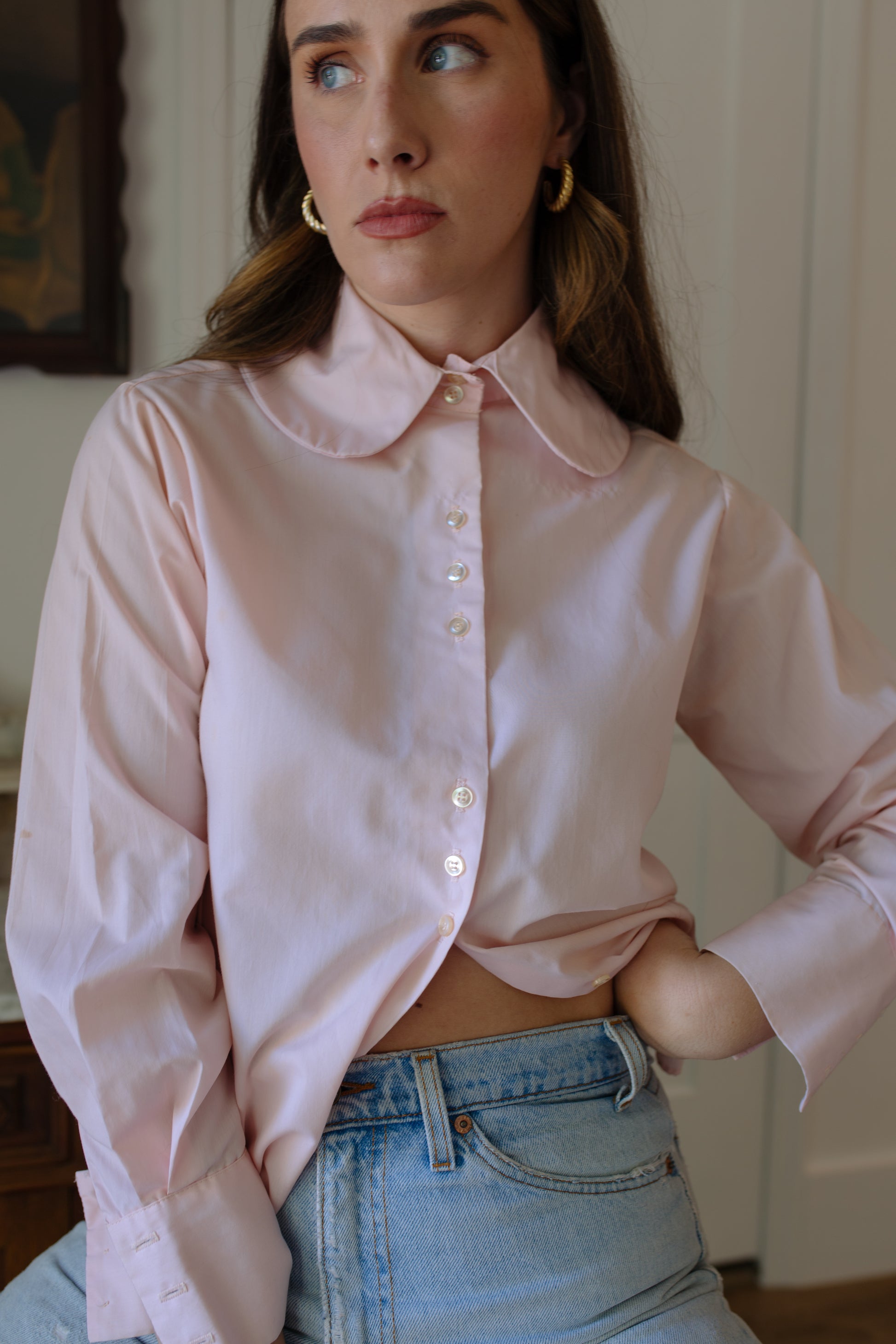 1960s Peter Pan Blouse