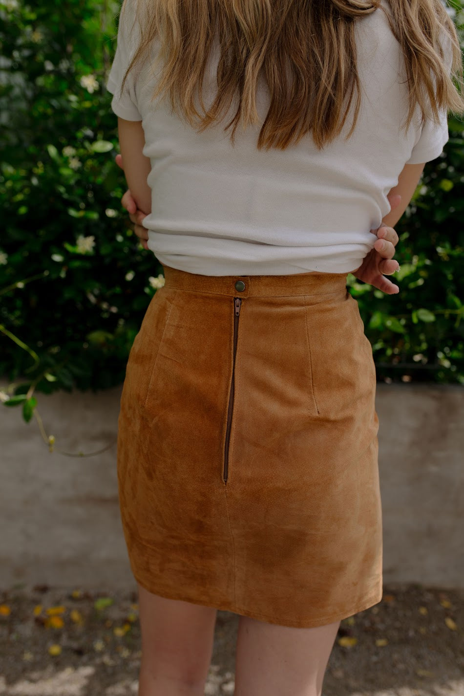 1980s Genuine Leather Mini Skirt