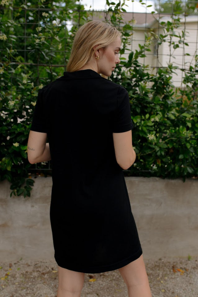 1990s Button Down Mini Shift Dress