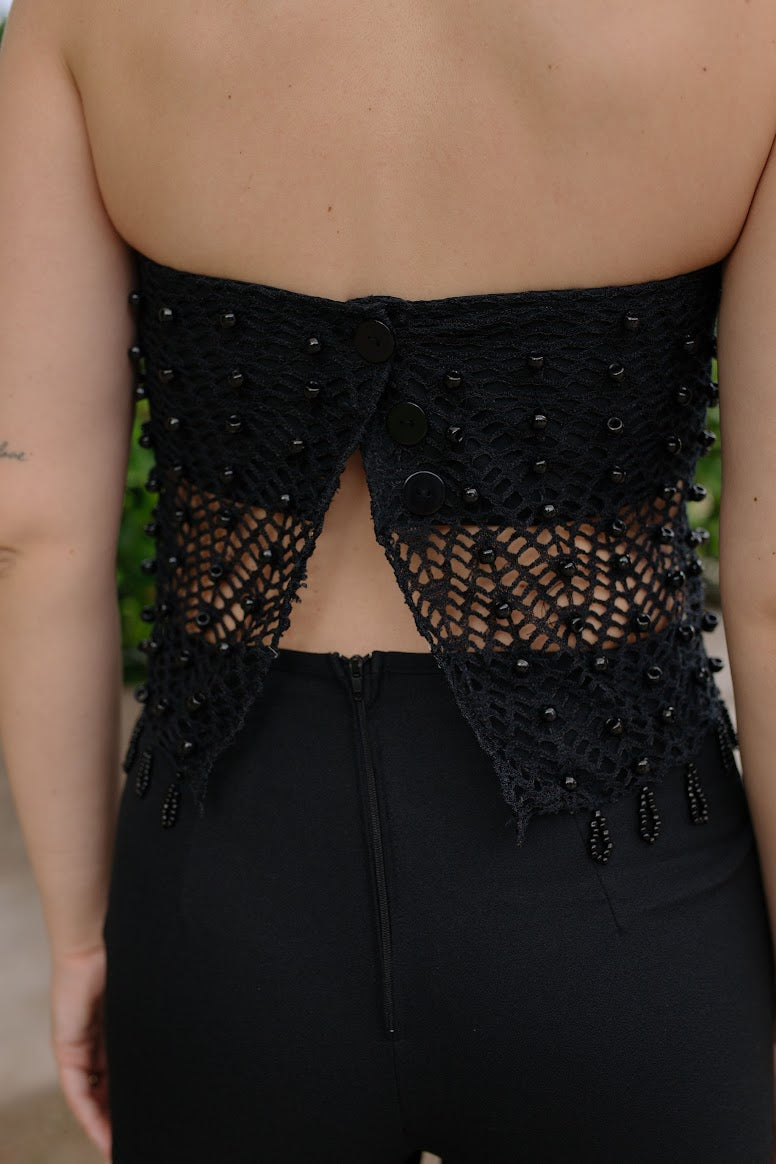 1980s Bohemian Western Beaded Set