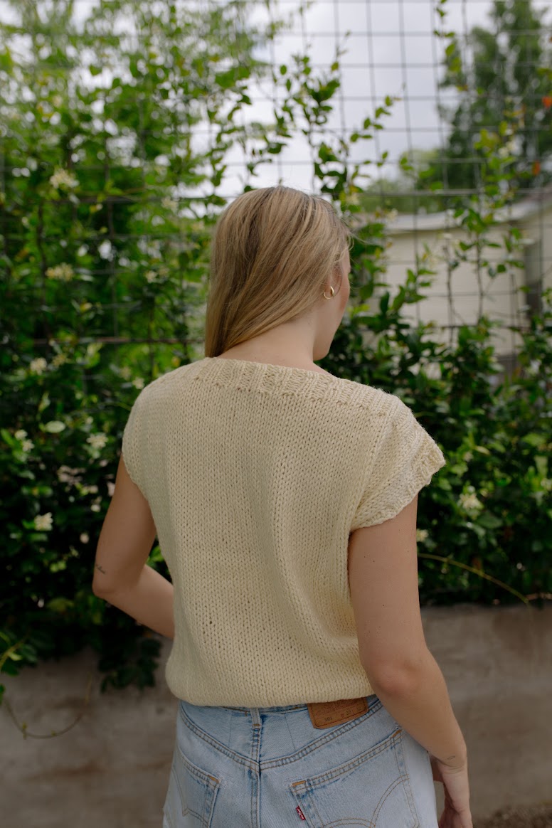 1960s Hand Made Knit Vest